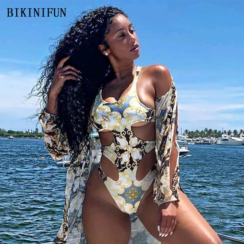 2020 New Sexy Floral Print Swimsuit Women Front Hollow Bathing Suit Backless Bathing Suit S-L Girl Low Back Swimwear Monokini
2020 New Sexy Floral Print Swimsuit Women Front Hollow Bathing Suit Backless Bathing Suit S-L Girl Low Back Swimwear Monokini