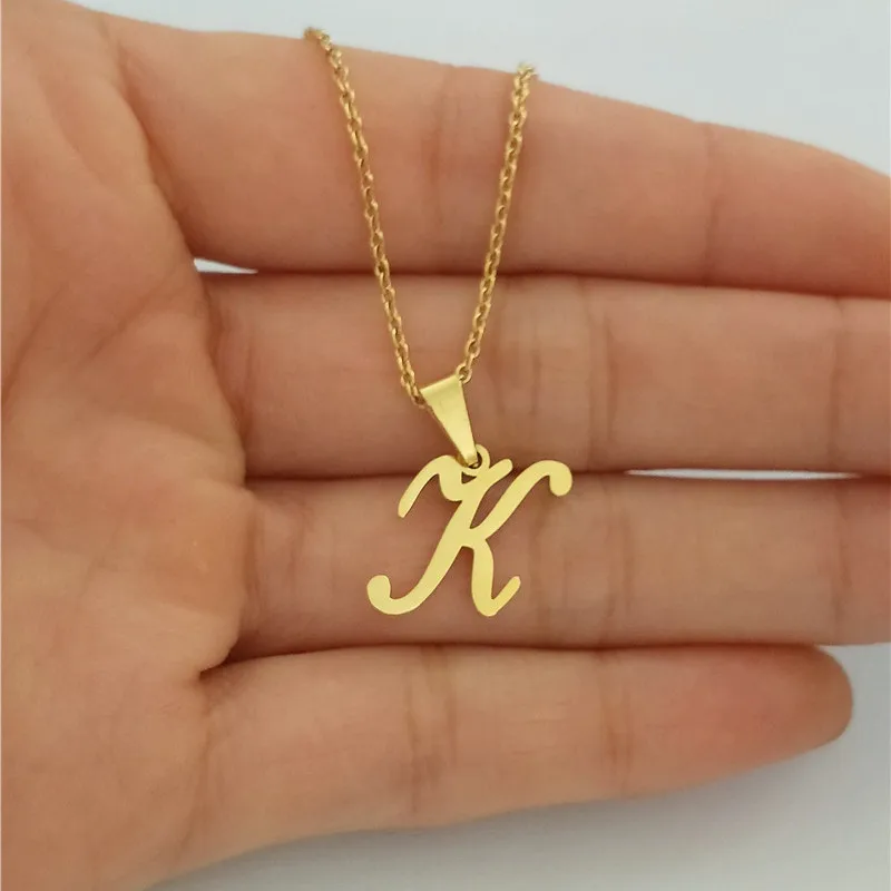 initial letter Necklace Pendant For Women Personalize Jewelry Custom Necklace Stainless Steel Gifts For Girt
initial letter Necklace Pendant For Women Personalize Jewelry Custom Necklace Stainless Steel Gifts For Girt