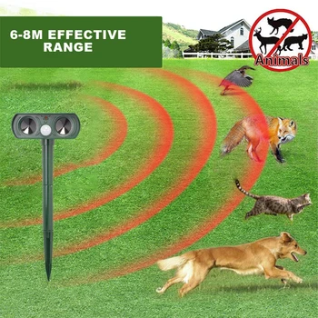 Solar Powered Ultrasonic Animals Repeller Rat Cat Dog Deterrent Scarer Repellent for Outdoor Use Garden Supplies
Solar Powered Ultrasonic Animals Repeller Rat Cat Dog Deterrent Scarer Repellent for Outdoor Use Garden Supplies