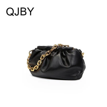 New 2020 cloud handbag Lady tide soft leather dumpling pleated thick chain cross body bag fashion armpit women bag
New 2020 cloud handbag Lady tide soft leather dumpling pleated thick chain cross body bag fashion armpit women bag