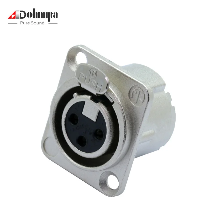 1pc High Quality 3Pins XLR connector Female Jack Socket Panel Mounted type Chassis Square Shape Metal housing
1pc High Quality 3Pins XLR connector Female Jack Socket Panel Mounted type Chassis Square Shape Metal housing