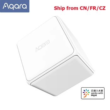 AQara Magic Cube Smart Home Controller 6 Action Operation Zigbee Version Work with Mijia APP For Home Device
AQara Magic Cube Smart Home Controller 6 Action Operation Zigbee Version Work with Mijia APP For Home Device
