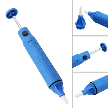 Tin Vacuum Desoldering Pump Replacement Parts Blue Manual Solder Sucker Electronic Component Plastic Iron Remover Tool Welding
Tin Vacuum Desoldering Pump Replacement Parts Blue Manual Solder Sucker Electronic Component Plastic Iron Remover Tool Welding