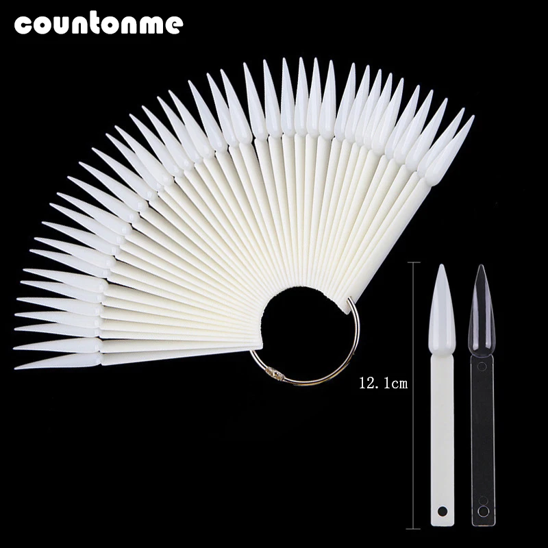40pcs Sharp False Nail Tips Nature Clear Fan Shaped Card Finger Full Acrylic UV Gel Polish Color Display Practice Sticks Boad
40pcs Sharp False Nail Tips Nature Clear Fan Shaped Card Finger Full Acrylic UV Gel Polish Color Display Practice Sticks Boad
