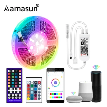 Smart Wifi LED Strip Light 12V 5050 SMD 5M RGBW RGBWW RGB Diode Tape Led Ribbon TV Backlight Works with Amazon Alexa Google Home
Smart Wifi LED Strip Light 12V 5050 SMD 5M RGBW RGBWW RGB Diode Tape Led Ribbon TV Backlight Works with Amazon Alexa Google Home