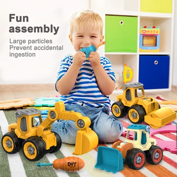 Construction Vehicle Bulldozer Crane Nut Removal Loading and Unloading Excavator Kids Screw Boy Tool Educational Toy Car Model
Construction Vehicle Bulldozer Crane Nut Removal Loading and Unloading Excavator Kids Screw Boy Tool Educational Toy Car Model