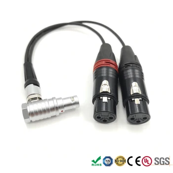 Atomos Shogun Monitor Recorder Breakout Audio Input Cable, 1B FHG 10 pin Plug Connector to Dual Neutrik 3 Pin XLR Female
Atomos Shogun Monitor Recorder Breakout Audio Input Cable, 1B FHG 10 pin Plug Connector to Dual Neutrik 3 Pin XLR Female