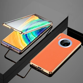 Luxury Case For Huawei Mate 30/ Pro 5G Aluminum Metal + Screen Tempered Glass + Genuine Leather 360 Full Protection Case Cover
Luxury Case For Huawei Mate 30/ Pro 5G Aluminum Metal + Screen Tempered Glass + Genuine Leather 360 Full Protection Case Cover