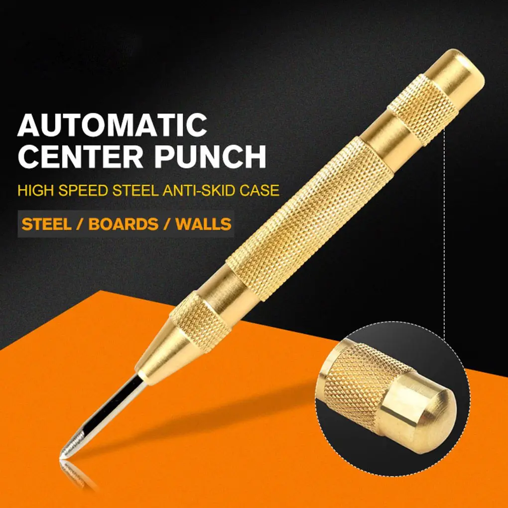 HSS Center Punch Stator Punching Automatic Center Pin Punch Spring Loaded Marking Drilling Tool Center Punch Locator
HSS Center Punch Stator Punching Automatic Center Pin Punch Spring Loaded Marking Drilling Tool Center Punch Locator
