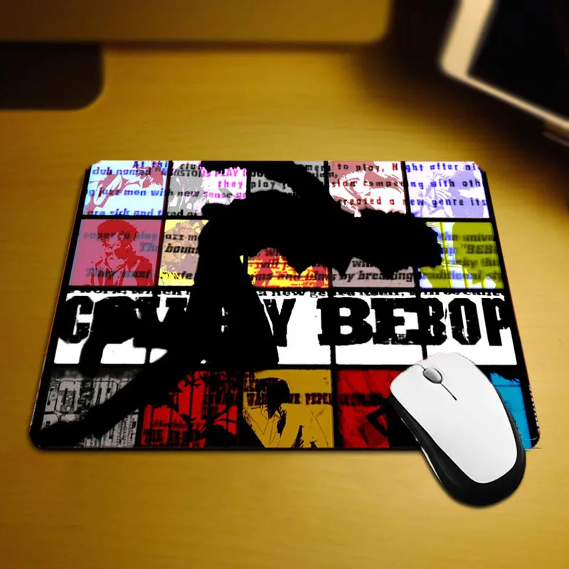 Cowboy Bebop Anime Mice Mat Pad To Mouse Table Mini Size 250x290x2MM Unlocked Edge Desktop Mats Non-slip Rubber Mats
Cowboy Bebop Anime Mice Mat Pad To Mouse Table Mini Size 250x290x2MM Unlocked Edge Desktop Mats Non-slip Rubber Mats