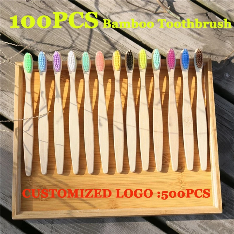 10/20/50/100Pcs Bamboo Toothbrushes Eco-Friendly Solid Handle Natural Biodegradable Charcoal Soft Medium Bristle Teeth Brush
10/20/50/100Pcs Bamboo Toothbrushes Eco-Friendly Solid Handle Natural Biodegradable Charcoal Soft Medium Bristle Teeth Brush