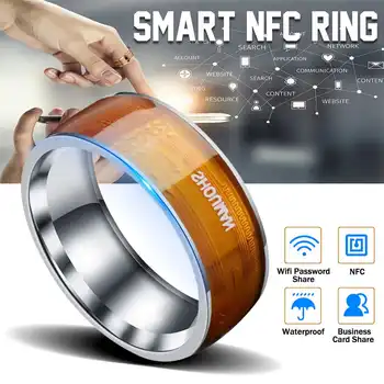 Multifunctional Waterproof Digital Smart Ring NFC for Android Mobile Phone Intelligent Finger Rings APP Screen unlocking
Multifunctional Waterproof Digital Smart Ring NFC for Android Mobile Phone Intelligent Finger Rings APP Screen unlocking