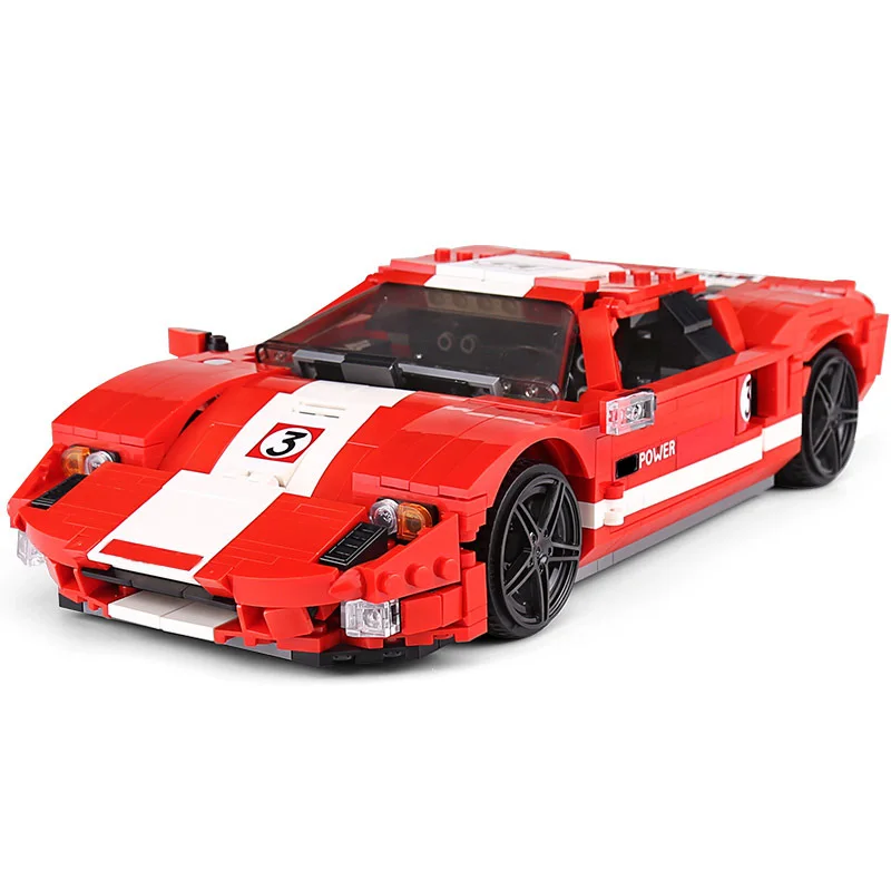 Creator Expert MOC RED Classic Supercar Forded GT40 Building Blocks Technic Car Model Sets Bricks For Toys Gift 2020 NEW
Creator Expert MOC RED Classic Supercar Forded GT40 Building Blocks Technic Car Model Sets Bricks For Toys Gift 2020 NEW