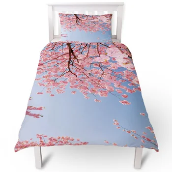 Pink Cherry Blossoms Duvet Cover Pillow Case Quilt Cover Set Bedclothes Single Bedding Sets For Bed
Pink Cherry Blossoms Duvet Cover Pillow Case Quilt Cover Set Bedclothes Single Bedding Sets For Bed