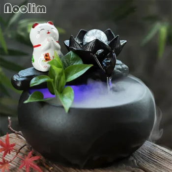 Ceramic Lucky Cute Cat Water Fountain Living Room Humidifier Fish Tank Office Desktop Feng Shui Waterdcape Ornaments Home Decor
Ceramic Lucky Cute Cat Water Fountain Living Room Humidifier Fish Tank Office Desktop Feng Shui Waterdcape Ornaments Home Decor