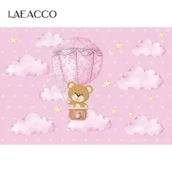 Pink Background Photography Bear Baby Shower Birthday Party Hot Air Balloons Cloud Customized Poster Photocall Photo Backdrops 
Pink Background Photography Bear Baby Shower Birthday Party Hot Air Balloons Cloud Customized Poster Photocall Photo Backdrops