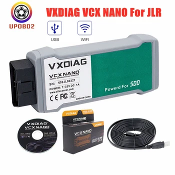 VXDIAG VCX NANO Diagnostic Tool For JLR USB/WiFi Version Online Programming SDD Software For Land Rover For Jaguar Scanner Tool
VXDIAG VCX NANO Diagnostic Tool For JLR USB/WiFi Version Online Programming SDD Software For Land Rover For Jaguar Scanner Tool