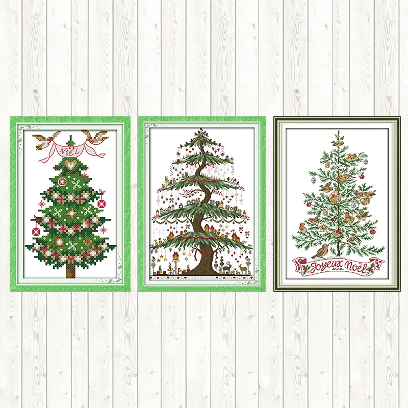 Christmas Tree Counted Embroidery Kit 14ct Cross Stitch Kit Christmas Gift 11ct Printed on Canvas DMC DIY Needlework Hand Crafts
Christmas Tree Counted Embroidery Kit 14ct Cross Stitch Kit Christmas Gift 11ct Printed on Canvas DMC DIY Needlework Hand Crafts