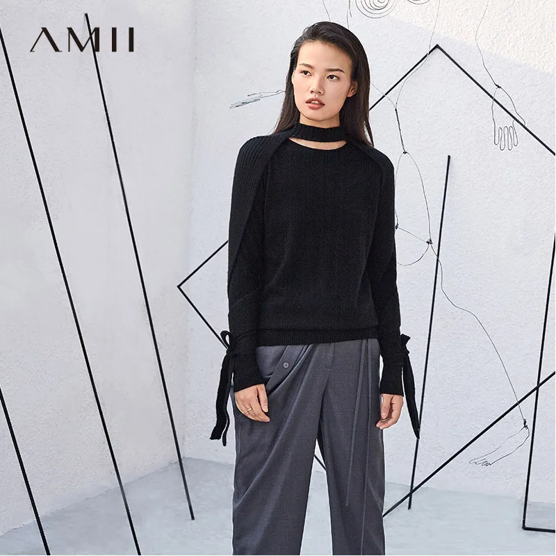 Amii Minimalism Wintet Woolen Sweater Set Women Causal Oneck Slim Solid Sweater Black Shawl 11737231
Amii Minimalism Wintet Woolen Sweater Set Women Causal Oneck Slim Solid Sweater Black Shawl 11737231