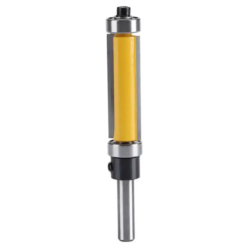Shank Router Bit Flush Trim with Top and Bottom Bearing 1-1/2"H * 1/4" Woodworking Tool | Инструменты