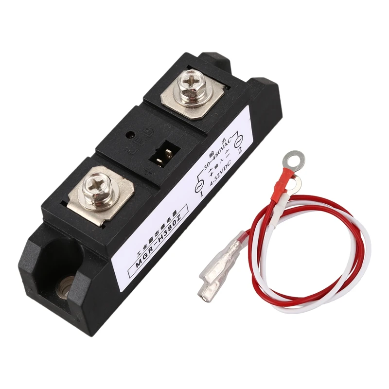 Industrial Solid State Relay Control Input 4-32V DC to Load AC SSR 30-480V for Industrial MGR-H380Z
Industrial Solid State Relay Control Input 4-32V DC to Load AC SSR 30-480V for Industrial MGR-H380Z