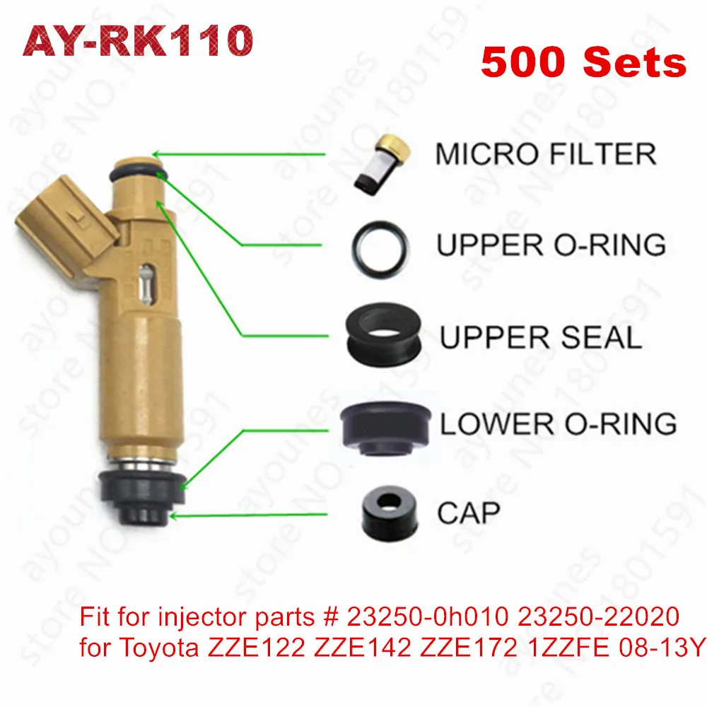 500sets fuel injector repair kit for Toyota Corolla Avensis Celica RAV4 ZZE1222 ZZE142 ZZE172 1ZZFE 08-13 Engines (AY-RK110 )
500sets fuel injector repair kit for Toyota Corolla Avensis Celica RAV4 ZZE1222 ZZE142 ZZE172 1ZZFE 08-13 Engines (AY-RK110 )