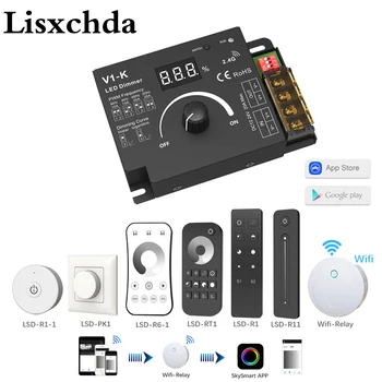 Rotary LED Dimmer DC 12V 24V PWM Wireless Frequency Adjustable 20A Single Color LED Strip Controller Knob 12 Volt Dimmer Switch
Rotary LED Dimmer DC 12V 24V PWM Wireless Frequency Adjustable 20A Single Color LED Strip Controller Knob 12 Volt Dimmer Switch