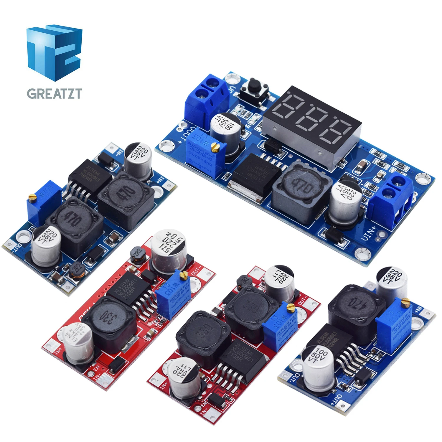 TZT Boost Buck DC-DC Adjustable Step Up Down Converter XL6009 Power Supply Module 20W 5-32V to 1.2-35V
TZT Boost Buck DC-DC Adjustable Step Up Down Converter XL6009 Power Supply Module 20W 5-32V to 1.2-35V