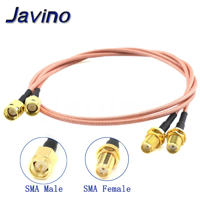 SMA male to SMA female Pigtail RG316 low loss RF cable plug to jack connector for WIFI FPV Antenna GSM, LAN 0-6Ghz
SMA male to SMA female Pigtail RG316 low loss RF cable plug to jack connector for WIFI FPV Antenna GSM, LAN 0-6Ghz