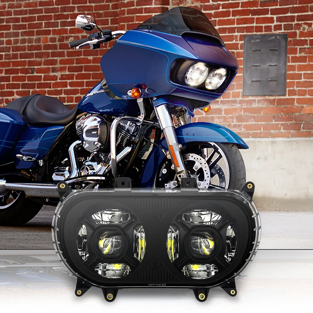 LED Headlight Dual HI/LO Beam Led Projector Lamp For Road Glide 2015-2020
LED Headlight Dual HI/LO Beam Led Projector Lamp For Road Glide 2015-2020