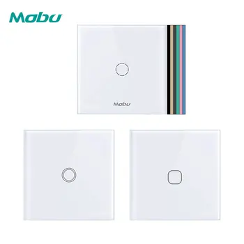 Mobu 1 Gang 1 Way, Crystal Glass Panel Touch Switch, Light Wall Touch Screen Switch 
Mobu 1 Gang 1 Way, Crystal Glass Panel Touch Switch, Light Wall Touch Screen Switch