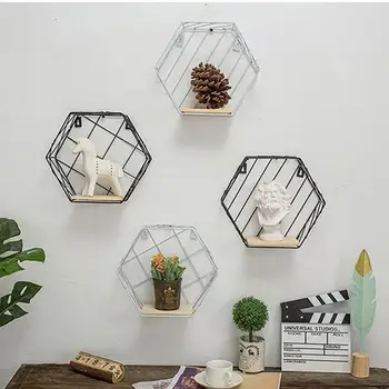 Innovative Display Shelf Iron Decorate Living Bookshelf White/Black Hexagonal Shelf Modern Hanging Home Wall Holder
Innovative Display Shelf Iron Decorate Living Bookshelf White/Black Hexagonal Shelf Modern Hanging Home Wall Holder
