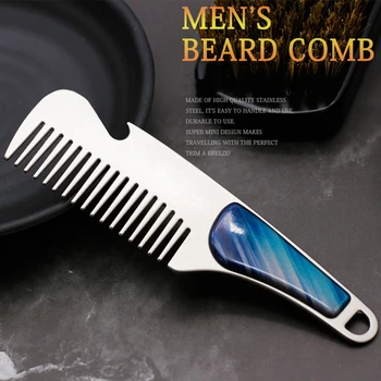 Shaving Brush Stainless Steel Beard Comb Anti-static Men's Beard Style Brush Oil Head Comb Ferramentas para cuidar da barba
Shaving Brush Stainless Steel Beard Comb Anti-static Men's Beard Style Brush Oil Head Comb Ferramentas para cuidar da barba