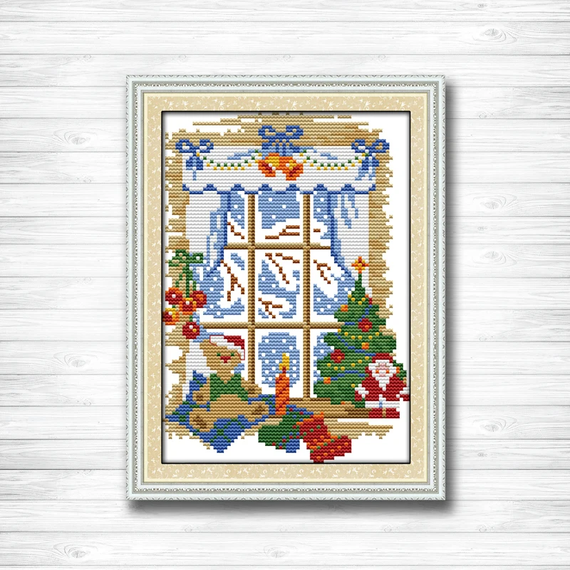 Christmas out of the window Snowy Scenic dmc 14CT 11CT counted cross stitch Needlework Set Embroidery kits chinese cross stitch
Christmas out of the window Snowy Scenic dmc 14CT 11CT counted cross stitch Needlework Set Embroidery kits chinese cross stitch