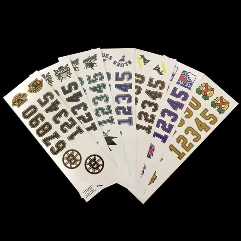 1pcs Hockey Player Number Helmet Sticker Waterproof Roller Hockey Decals Accessories Gift for Hockey Team Sports Fans
1pcs Hockey Player Number Helmet Sticker Waterproof Roller Hockey Decals Accessories Gift for Hockey Team Sports Fans