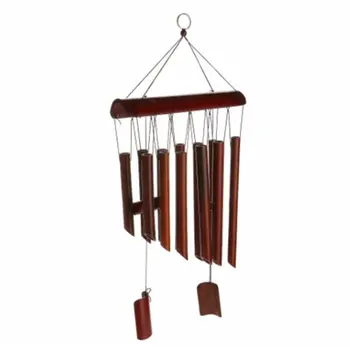 Sweet And Lovely Sound Bamboo Wind Chime Wood Color Decoration For Yard Garden Outdoor Window Bedroom 
Sweet And Lovely Sound Bamboo Wind Chime Wood Color Decoration For Yard Garden Outdoor Window Bedroom
