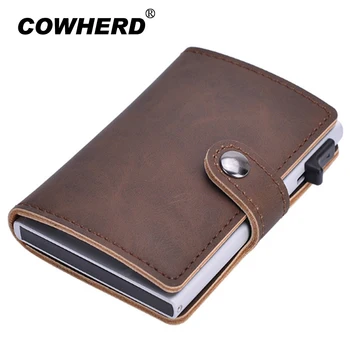 Fashion Purse for Men Women RFID Aluminum Alloy Metal Credit Card Holder PU Leather Wallet Antitheft Automatic Pop Up Card Case
Fashion Purse for Men Women RFID Aluminum Alloy Metal Credit Card Holder PU Leather Wallet Antitheft Automatic Pop Up Card Case