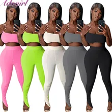 Fitness Summer Activewear Two Piece Set Women Solid One Shoulder Sleeveless Tank Tops Legging Sweatpants Outfit Jogger Tracksuit
Fitness Summer Activewear Two Piece Set Women Solid One Shoulder Sleeveless Tank Tops Legging Sweatpants Outfit Jogger Tracksuit