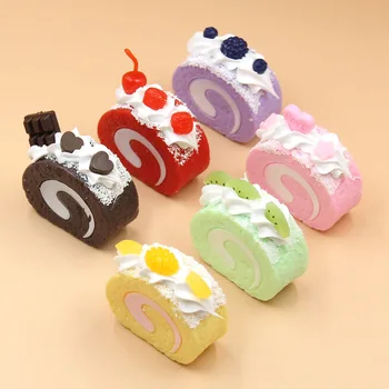 10 pairs/set Egg-roll Food Model Simulation High Imitation of Swiss Roll Fruit Cake Dessert Shop Window Display Photography Prop
10 pairs/set Egg-roll Food Model Simulation High Imitation of Swiss Roll Fruit Cake Dessert Shop Window Display Photography Prop