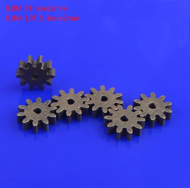 10pcs RC Model DIY Accessories Iron Gears Modulus 0.8 9T 10T Gear Inner 2/2.05mm Micro Mini Motor Gears
10pcs RC Model DIY Accessories Iron Gears Modulus 0.8 9T 10T Gear Inner 2/2.05mm Micro Mini Motor Gears
