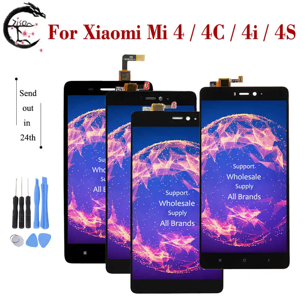New LCD For Xiaomi Mi 4 4C 4i 4S LCD Display Screen Touch Sensor Digitizer Assembly Mi4 Mi4c Mi4i Mi4S Full Display Replacement
New LCD For Xiaomi Mi 4 4C 4i 4S LCD Display Screen Touch Sensor Digitizer Assembly Mi4 Mi4c Mi4i Mi4S Full Display Replacement
