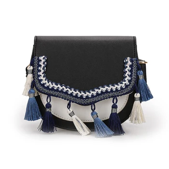 Fringed Retro Small Square Bag National Wind Contrast Color Shoulder Bag Crossbody Bag Black
Fringed Retro Small Square Bag National Wind Contrast Color Shoulder Bag Crossbody Bag Black