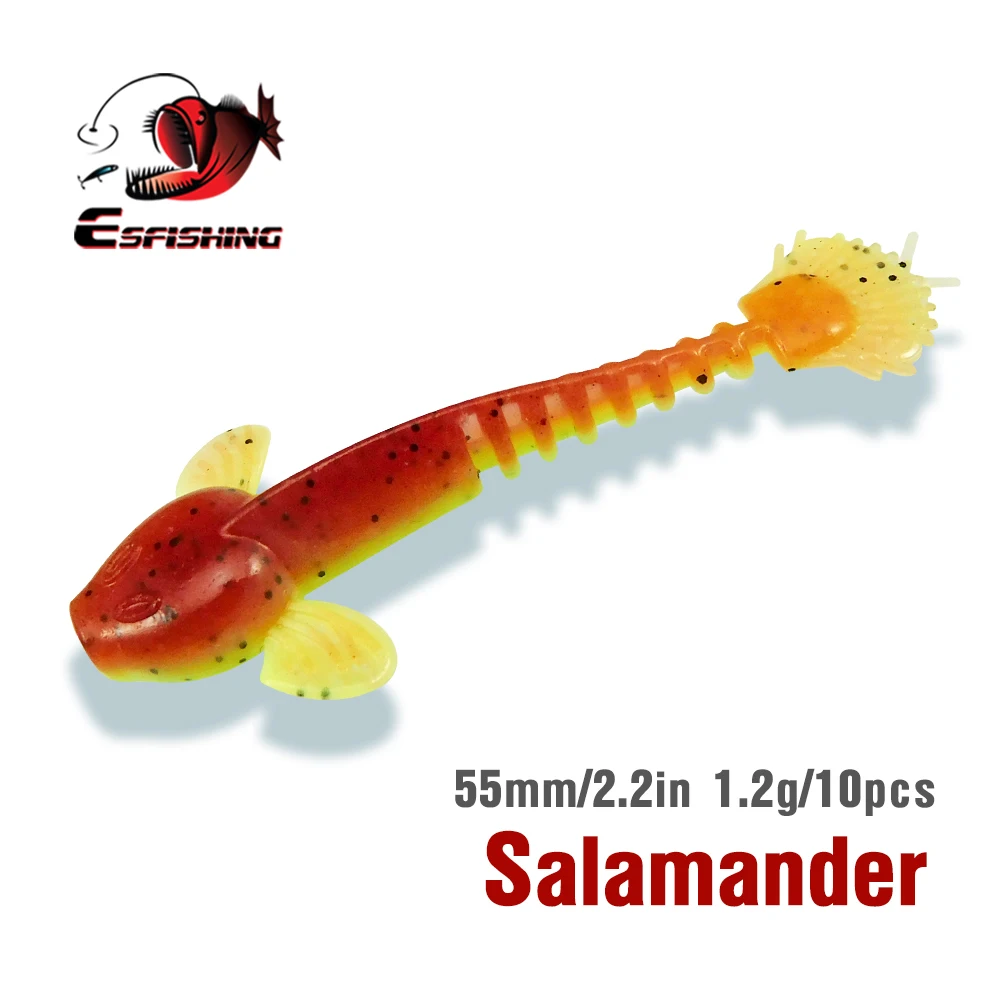 KESFISHING новые приманки 2021 рыболовная приманка червь саламандра 55 мм 1 2 г 10 шт. для
