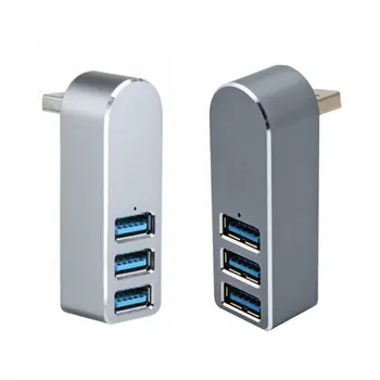 Aluminum Alloy Mini 3 Port USB 3.0 Hub High Speed Rotary USB Splitter Adapter for Laptop Notebook PC Computer Accessories
Aluminum Alloy Mini 3 Port USB 3.0 Hub High Speed Rotary USB Splitter Adapter for Laptop Notebook PC Computer Accessories