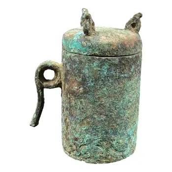 LaoJunLu Bronze Cup Imitation antique bronze masterpiece collection of solitary Chinese traditional style jewelry
LaoJunLu Bronze Cup Imitation antique bronze masterpiece collection of solitary Chinese traditional style jewelry