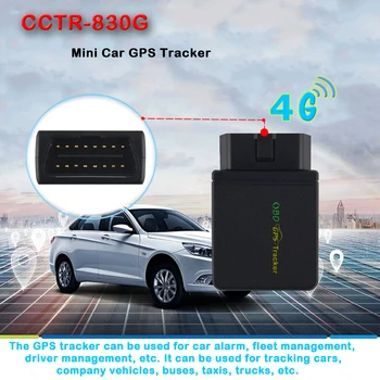 

4G OBD Mini GPS Tracker WCDMA Real-time GPS Vehicle Locator CCTR-830G For Car Tracking Device With Shock Alarm&Built-in MIC