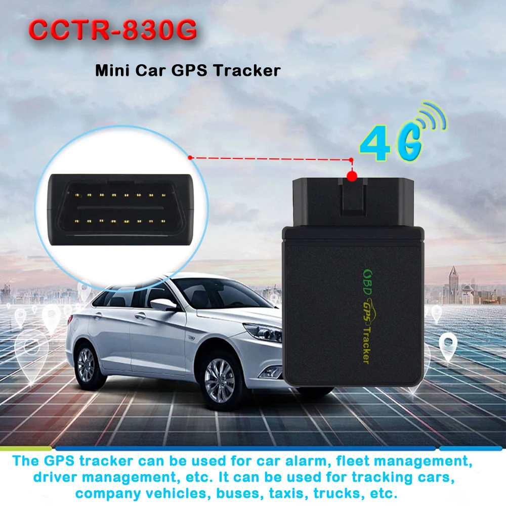 Мини GPS-Трекер OBD 4G WCDMA GPS-локатор в реальном времени для автомобиля устройство