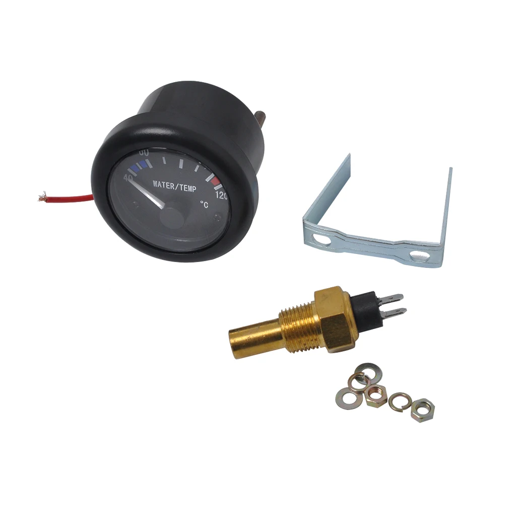 2'' (52mm) Water Temperature Gauge 12V + NPT3/8 Temp Sensor for Marine Boat Yacht 2'' (52mm) Water Temperature Gauge 12V + NPT3/8 Temp Sensor for Marine Boat Yacht