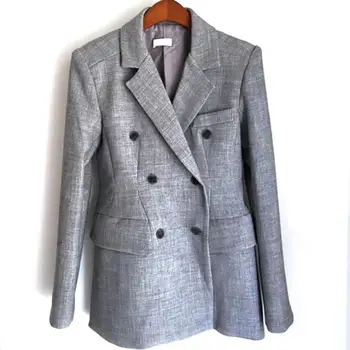 Women's Buttons Double Breasted Blazer Outerwear 
Women's Buttons Double Breasted Blazer Outerwear