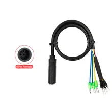 EBike 130cm 9 Pin Female Extension Motor Cable Motor Adapter With Hall Connector 6Pin Hall Sensor Motor Cable Ebike Part
EBike 130cm 9 Pin Female Extension Motor Cable Motor Adapter With Hall Connector 6Pin Hall Sensor Motor Cable Ebike Part
